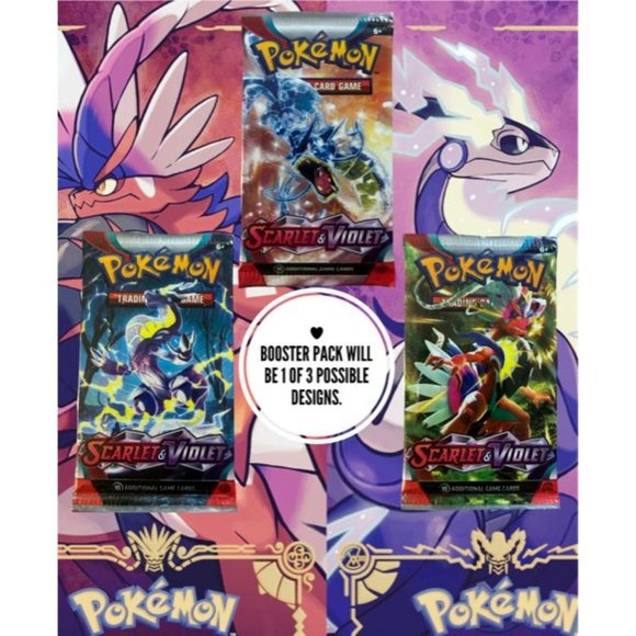 Genuine Pokémon Scarlet & Violet Koraidon Booster Pack Bundle - Picture 2 of 8
